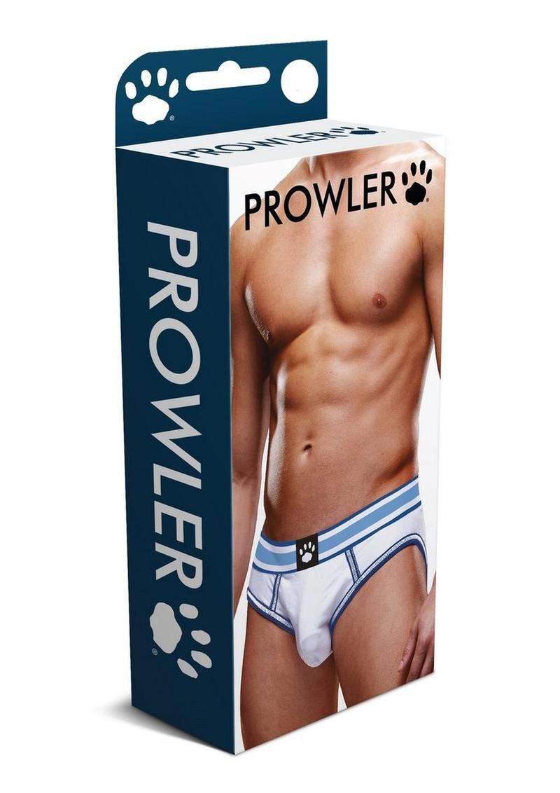 Load image into Gallery viewer, Prowler White/Blue Open Brief - Blue/White - Small
