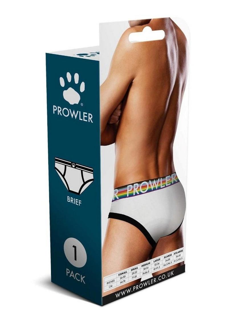 Load image into Gallery viewer, Prowler White Oversized Paw Brief
