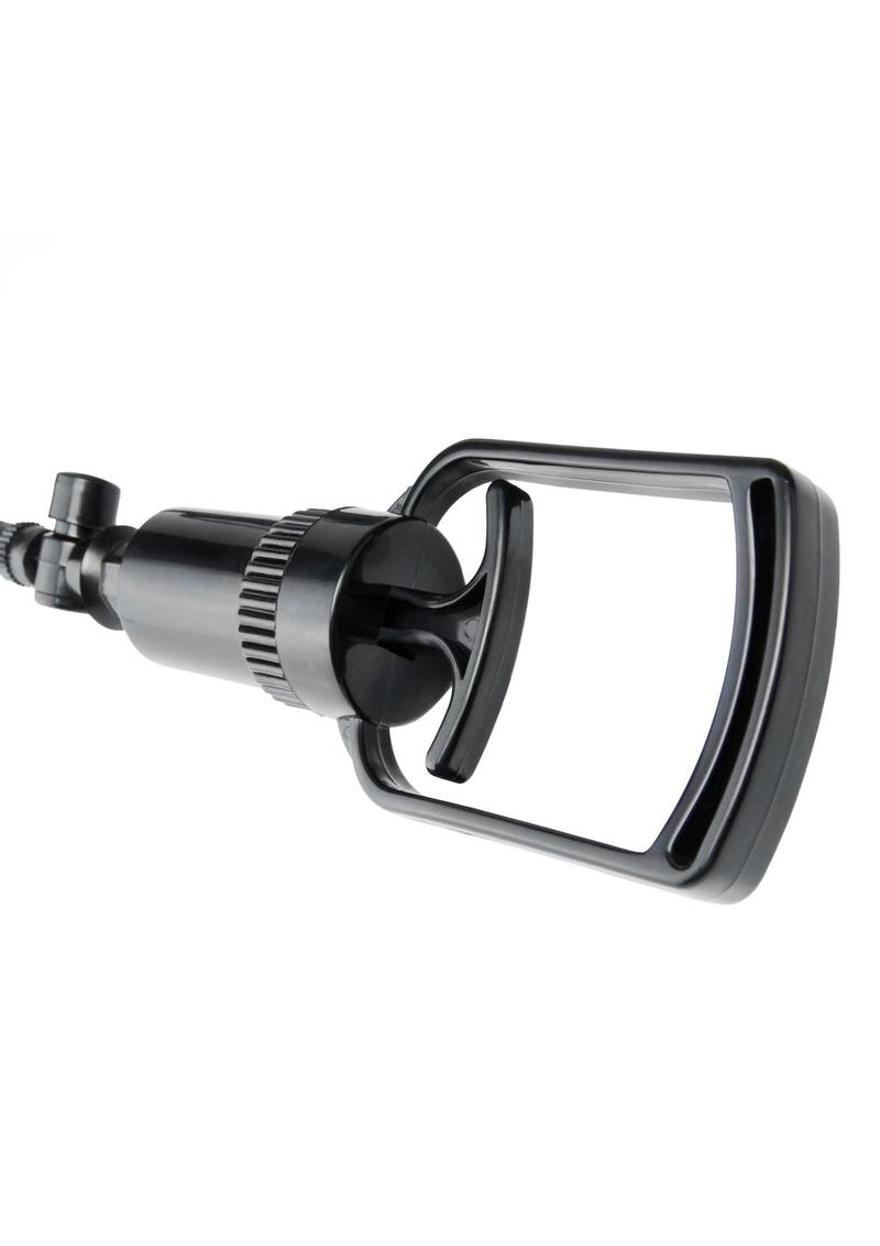 Load image into Gallery viewer, Pump Worx Accu-Meter Power Penis Pump - Black/Clear

