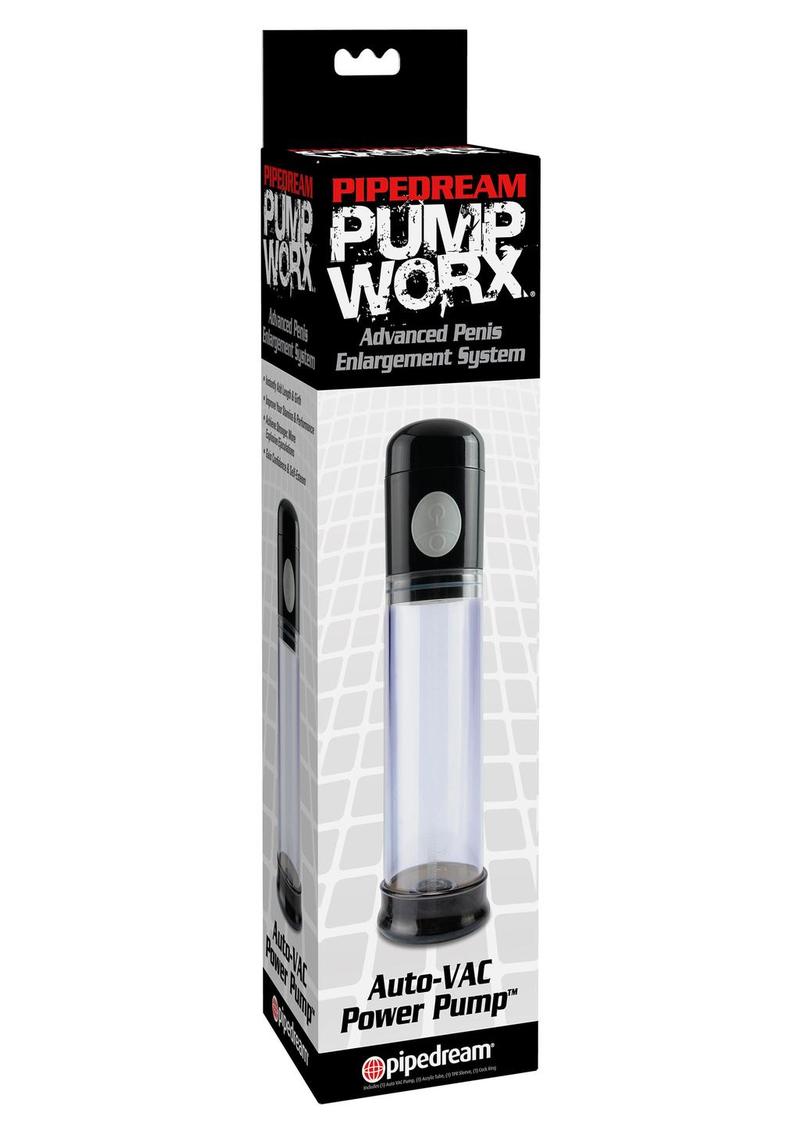 Load image into Gallery viewer, Pump Worx Auto-Vac Power Penis Pump - Clear
