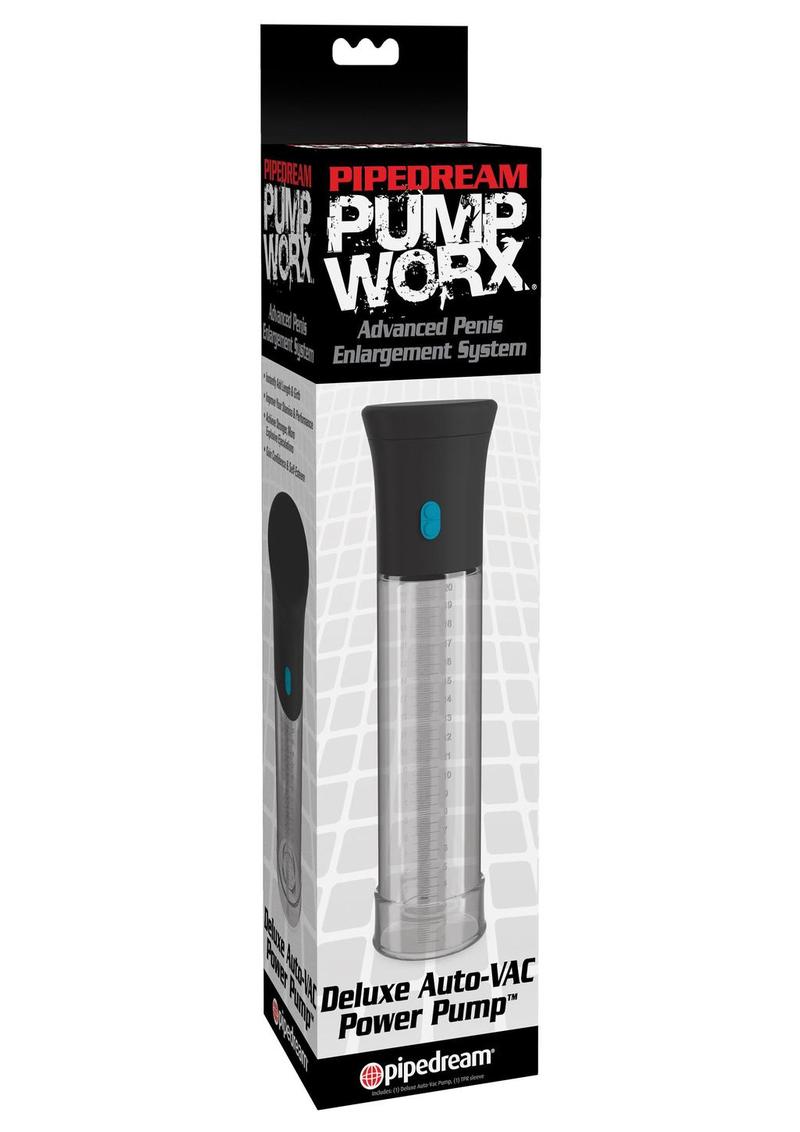 Load image into Gallery viewer, Pump Worx Deluxe Auto-Vac Power Pump Advanced Penis Enlargement System - Clear
