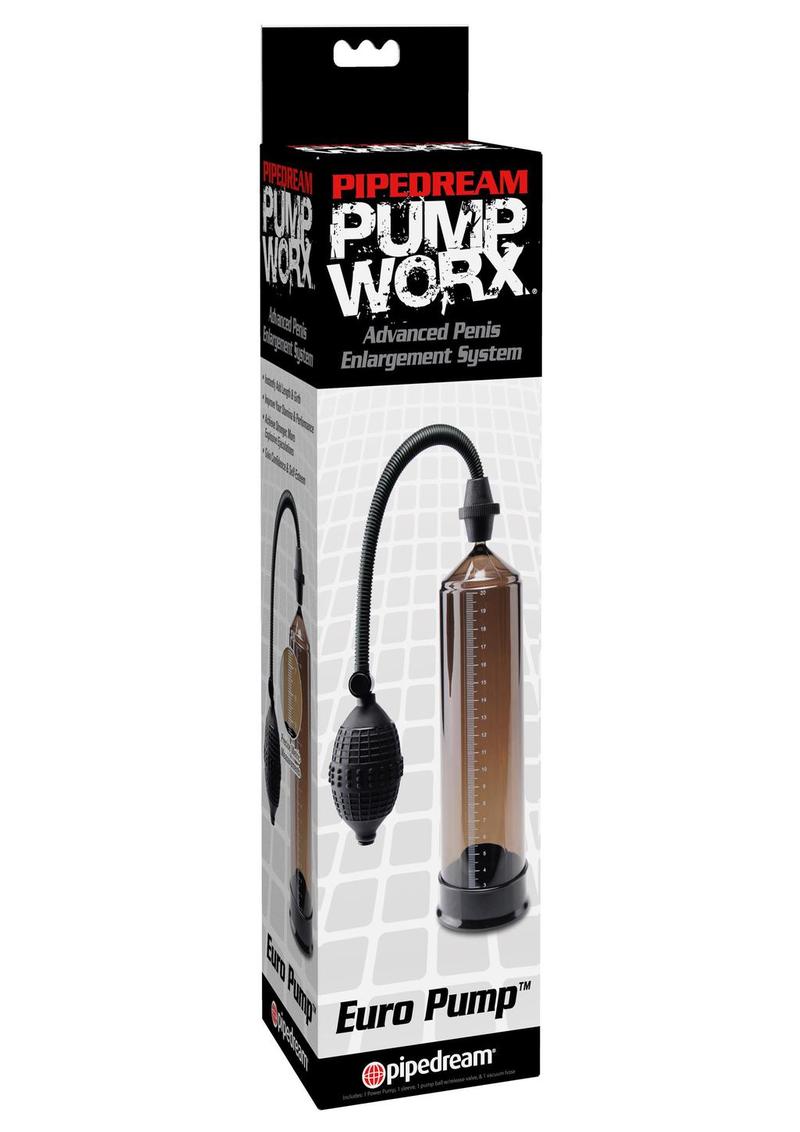 Load image into Gallery viewer, Pump Worx Euro Pump Advanced Penis Enlargement System - Black/Smoke
