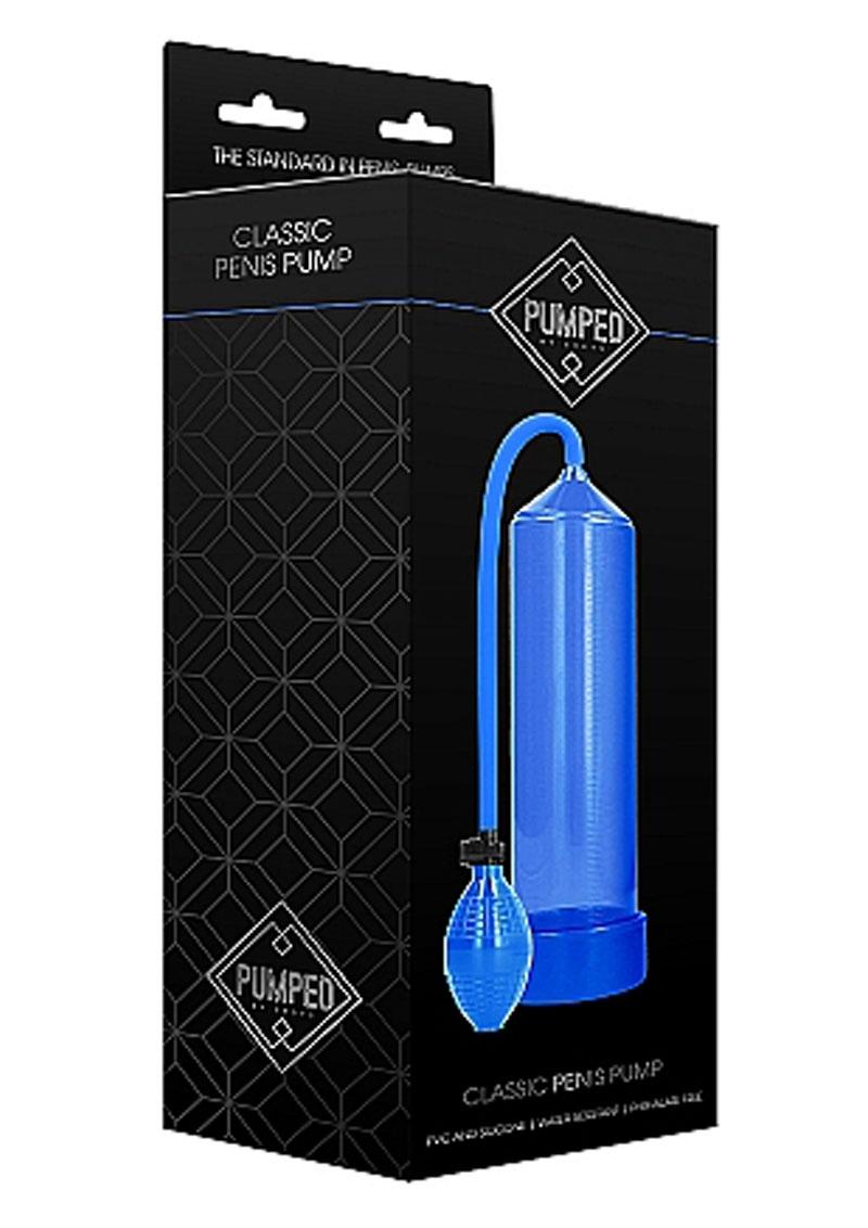 Load image into Gallery viewer, Pumped By Shots Classic Penis Pump - Blue
