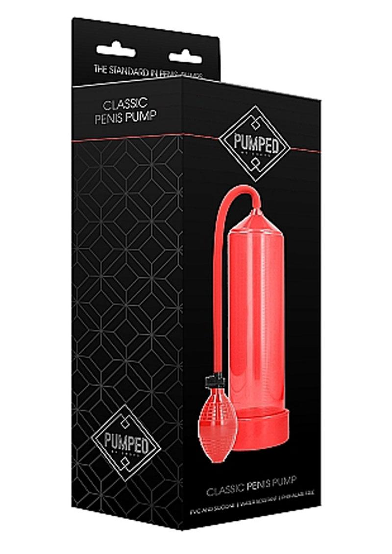 Load image into Gallery viewer, Pumped By Shots Classic Penis Pump - Red
