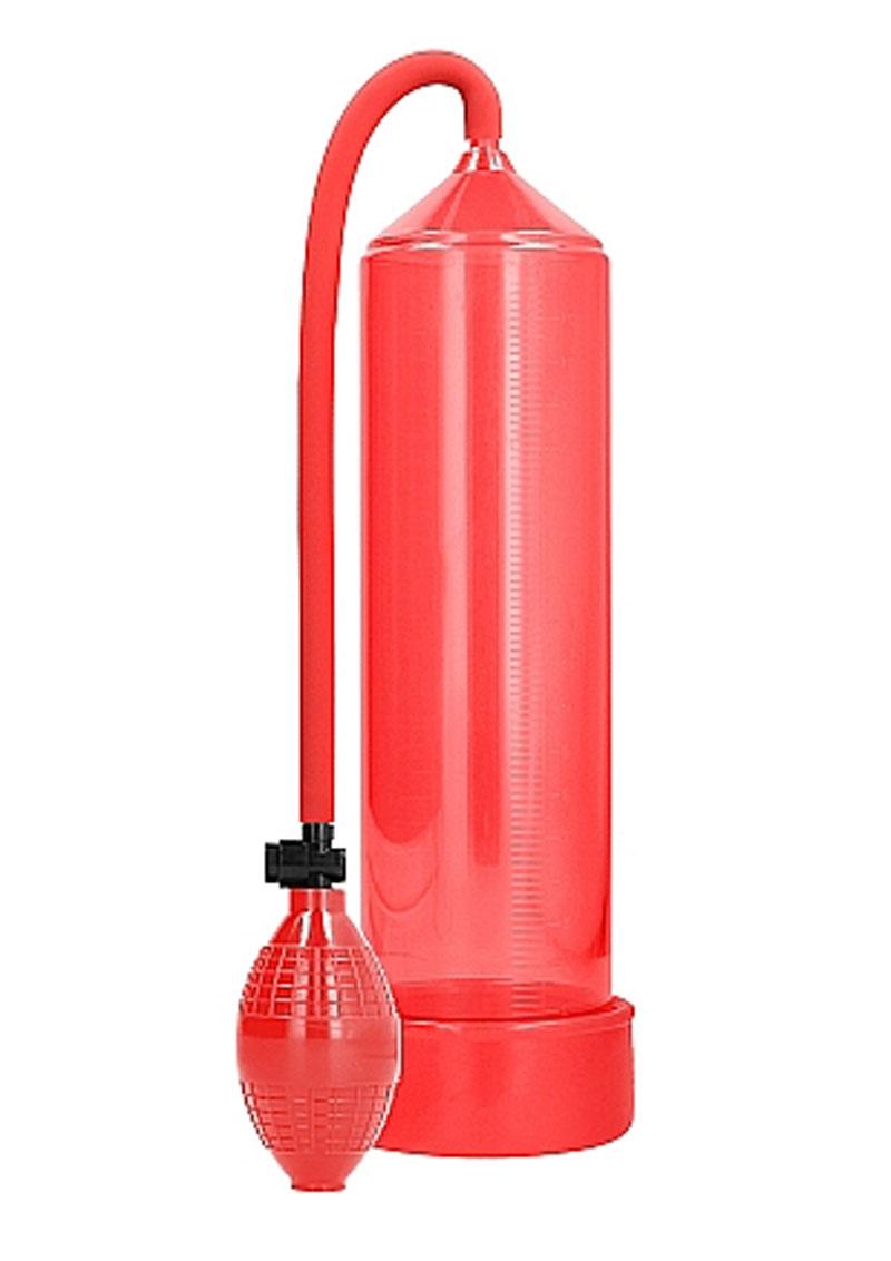 Load image into Gallery viewer, Pumped By Shots Classic Penis Pump - Red
