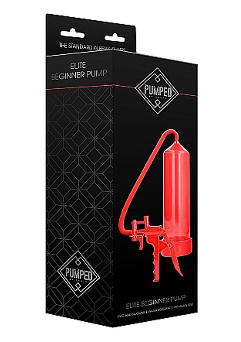 Load image into Gallery viewer, Pumped By Shots Elite Beginner Penis Pump - Red
