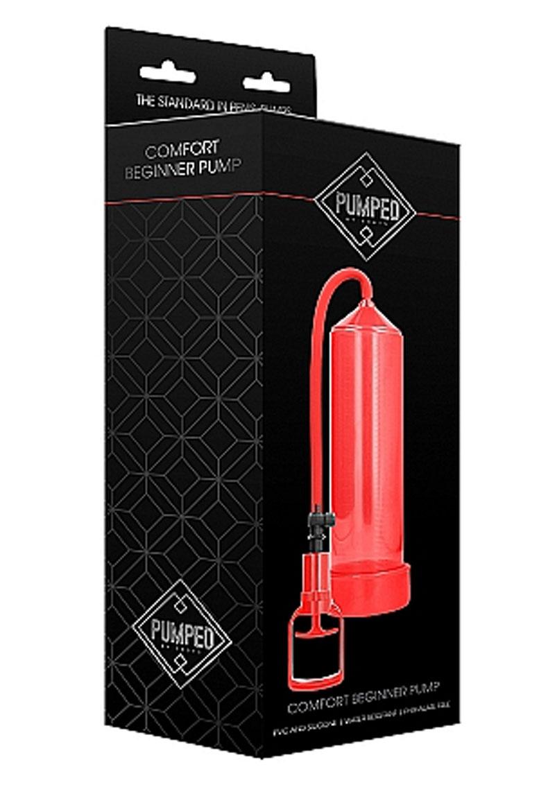 Load image into Gallery viewer, Pumped Comfort Beginner Penis Pump - Red
