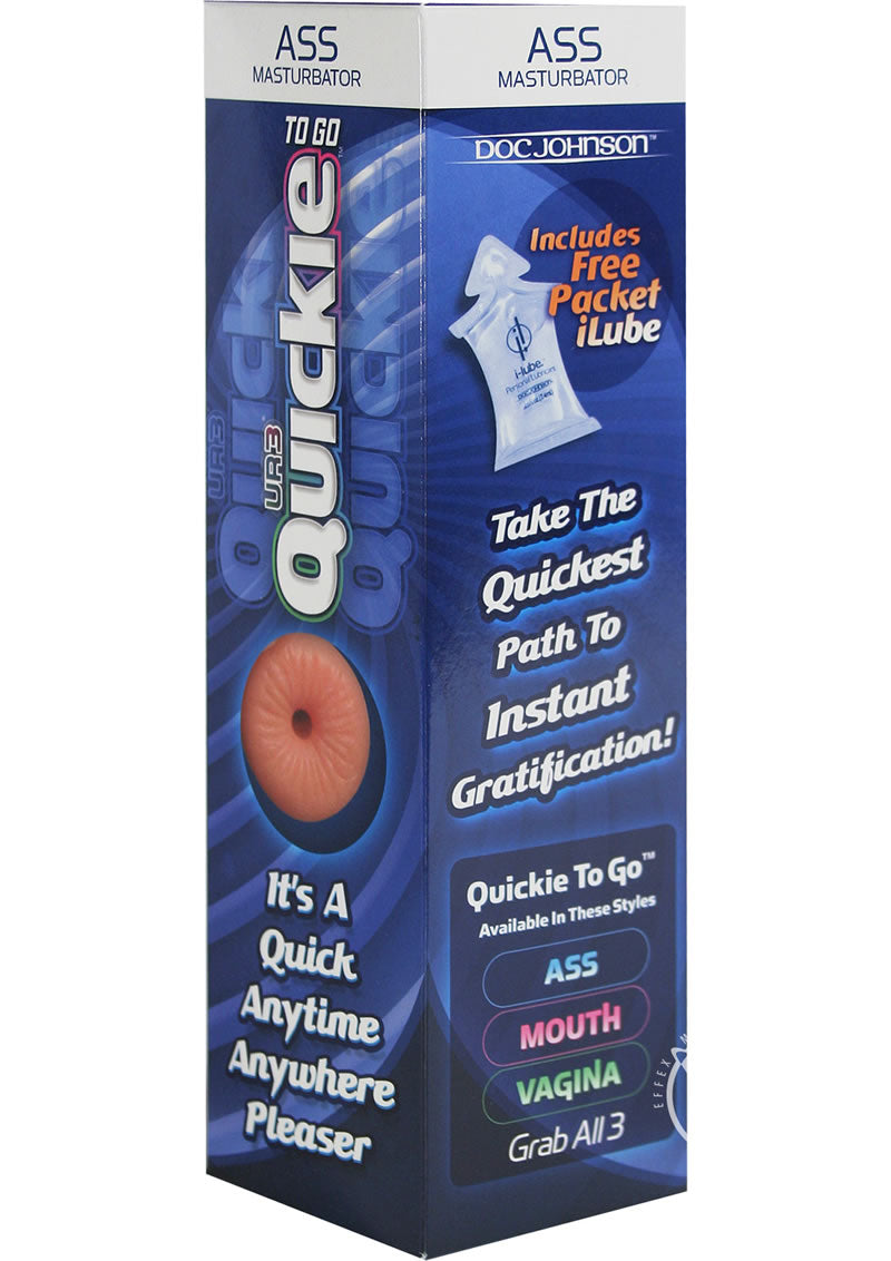 Load image into Gallery viewer, Quickie to Go Ultraskyn Masturbator - Butt - Vanilla
