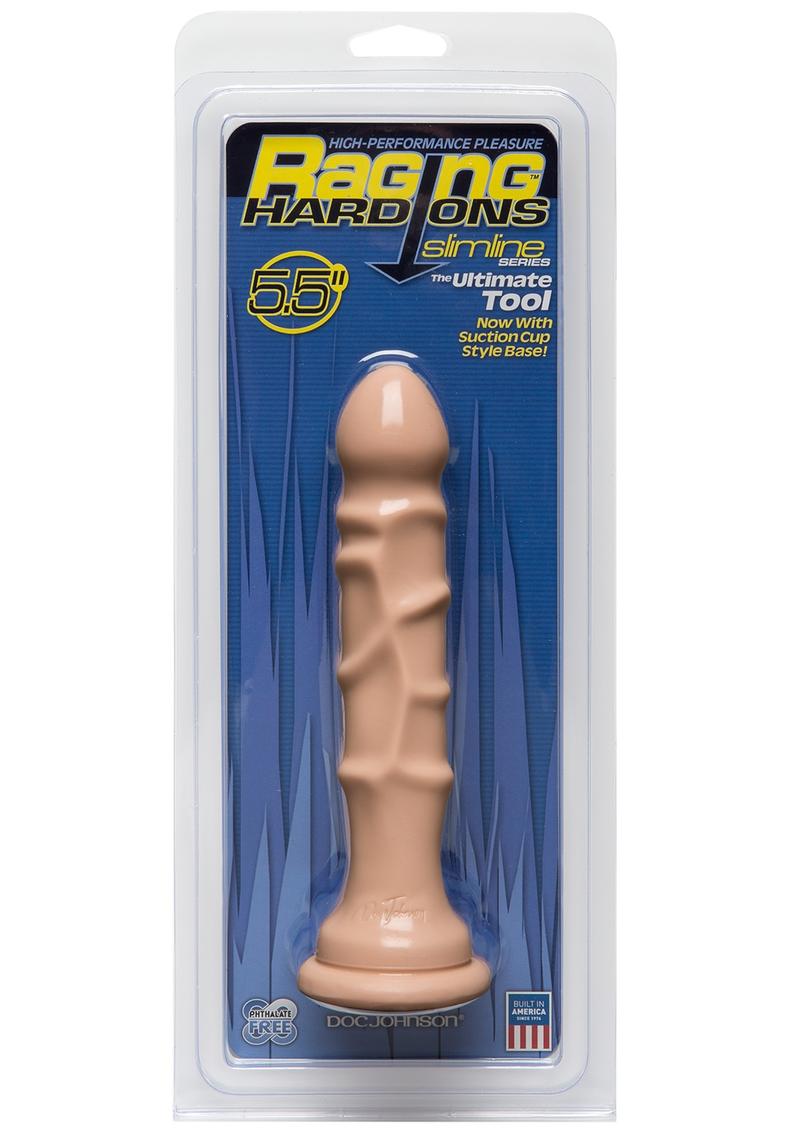 Load image into Gallery viewer, Raging Hard-Ons - Slimline Series - The Ultimate Tool Dildo with Suction Cup - Vanilla - 5.5in
