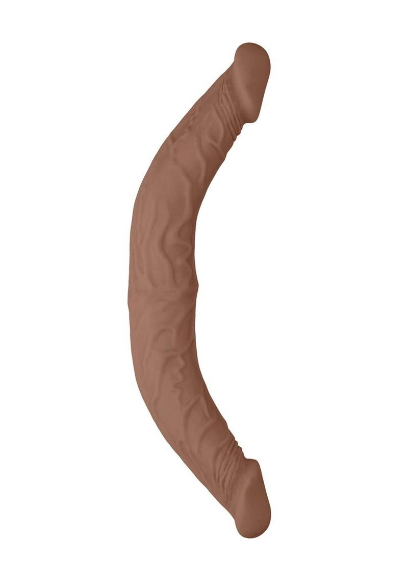 Load image into Gallery viewer, Realrock Skin Realistic Double Dildo - Caramel - 14in
