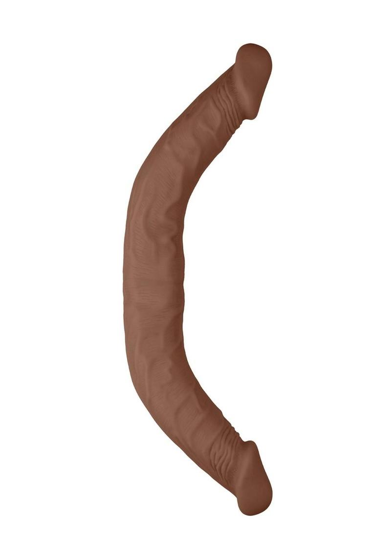 Load image into Gallery viewer, Realrock Skin Realistic Double Dildo - Caramel - 18in
