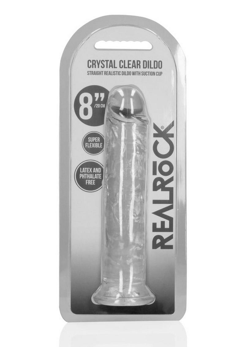 Load image into Gallery viewer, Realrock Skin Realistic Striaght Dildo Without Balls - Clear - 8in
