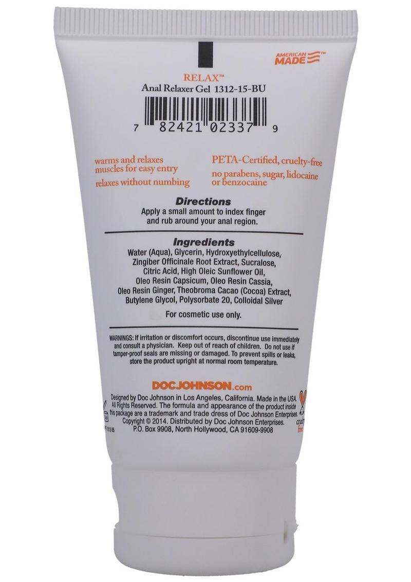 Load image into Gallery viewer, Relax Anal Relaxer For Everyone Water Based Lubricant - 2oz - Bulk
