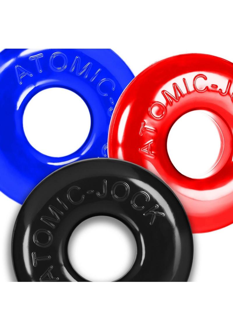 Load image into Gallery viewer, Ringer Max Cock Ring (3 Pack) - Assorted - Assorted Colors
