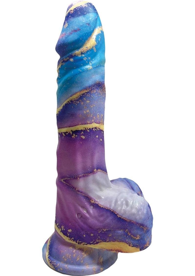 Load image into Gallery viewer, Rock Cocks Aphrodite Silicone Dildo - Multicolor - 8in
