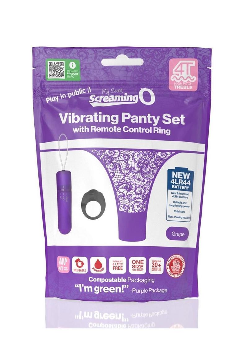 Load image into Gallery viewer, Screaming O My Secret Remote 4t Panty Vibe - Grape/Purple
