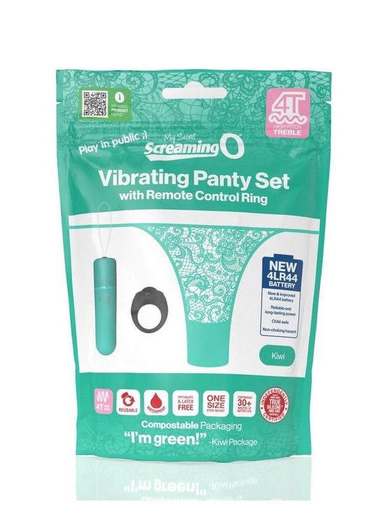 Screaming O My Secret Remote 4t Panty Vibe - Green/Kiwi