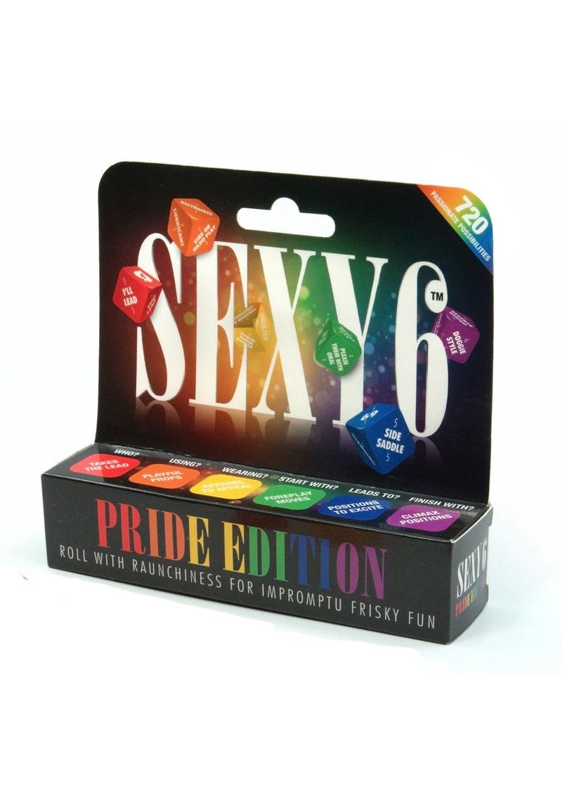 Load image into Gallery viewer, Sexy 6 Pride Edition Couples Dice Game
