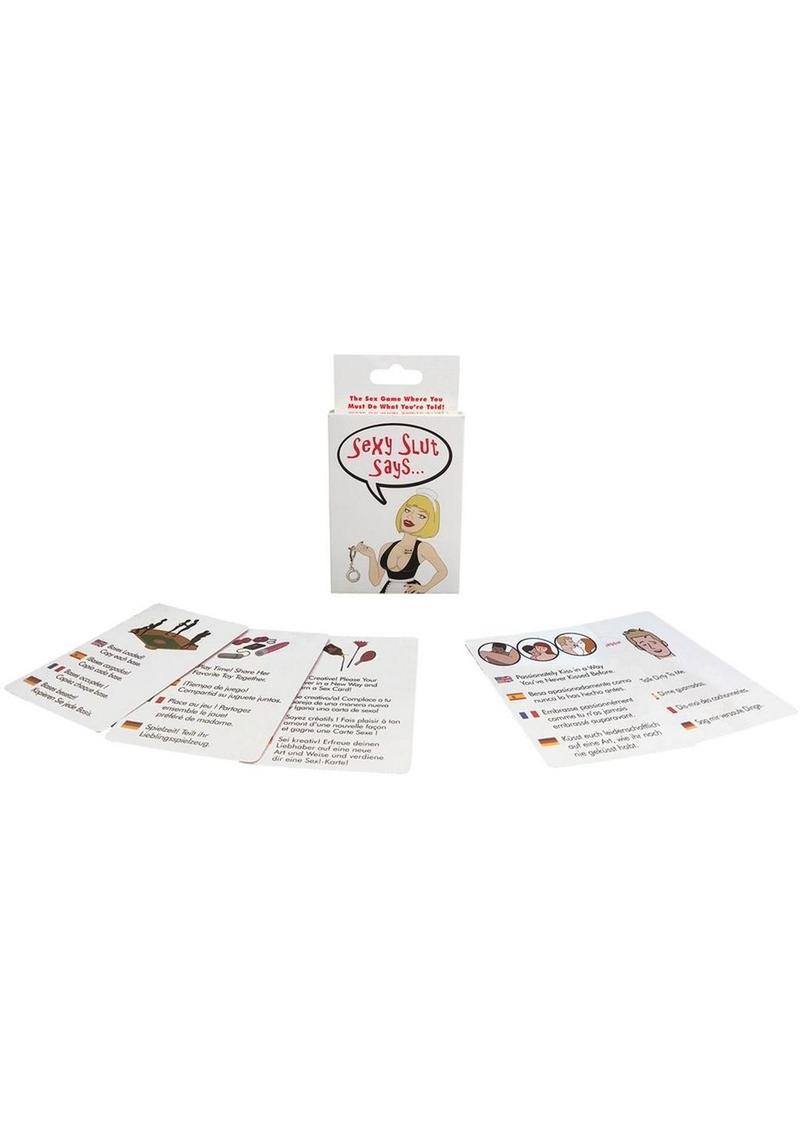 Load image into Gallery viewer, Sexy Slut Says Card Game

