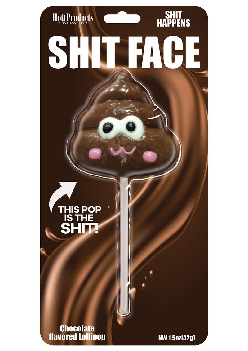 Load image into Gallery viewer, Shit Face Chocolate Flavored Poop Pop - Chocolate
