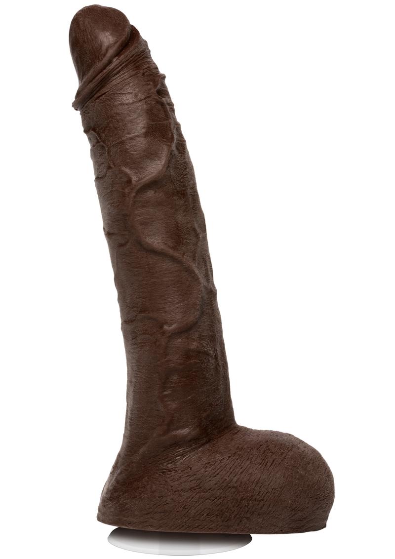 Load image into Gallery viewer, Signature Cocks Jason Luv Dildo - Chocolate - 10in
