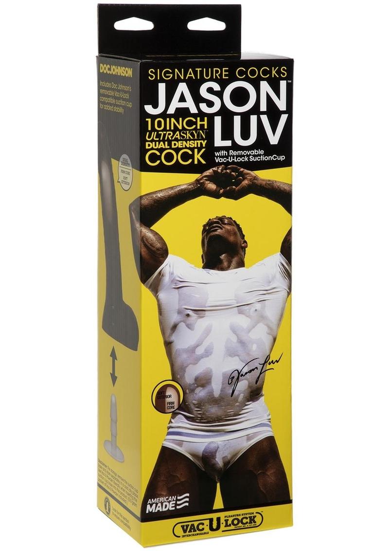 Load image into Gallery viewer, Signature Cocks Jason Luv Dildo - Chocolate - 10in
