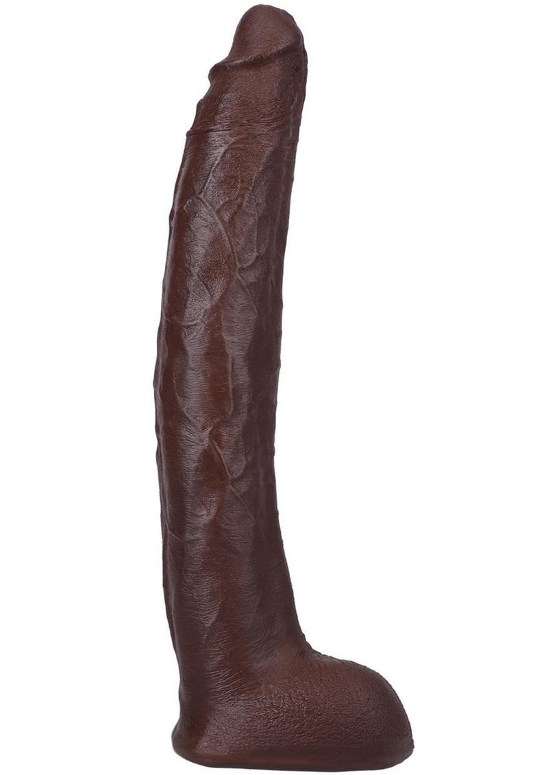 Load image into Gallery viewer, Signature Cocks Ultraskyn Damion Dayski Dildo with Removable Suction Cup - Chocolate - 12in
