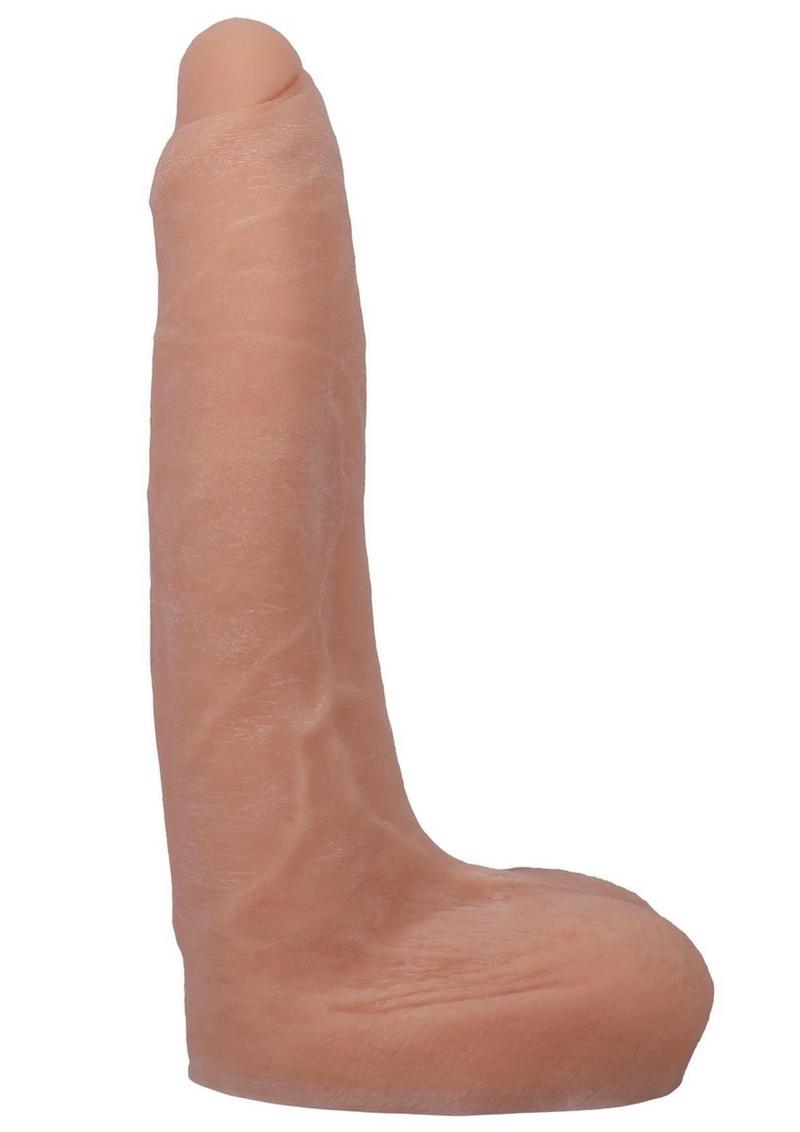 Load image into Gallery viewer, Signature Cocks Ultraskyn Owen Gray Dildo with Removable Suction Cup - Vanilla - 11in
