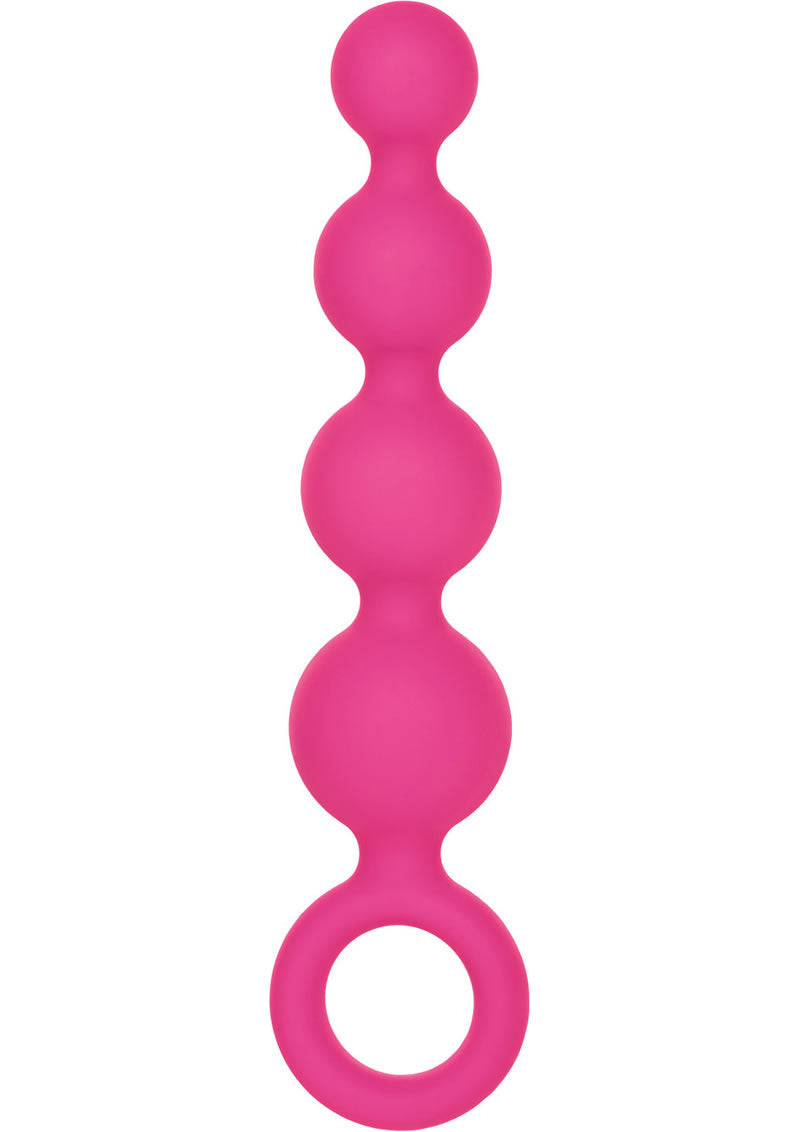 Load image into Gallery viewer, Silicone Booty Anal Beads - Pink
