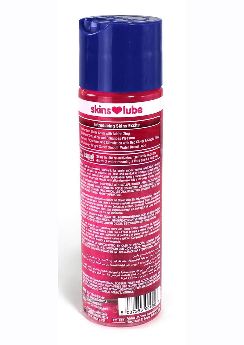 Load image into Gallery viewer, Skins Excite Tingling Water Based Lubricant - 4.4oz
