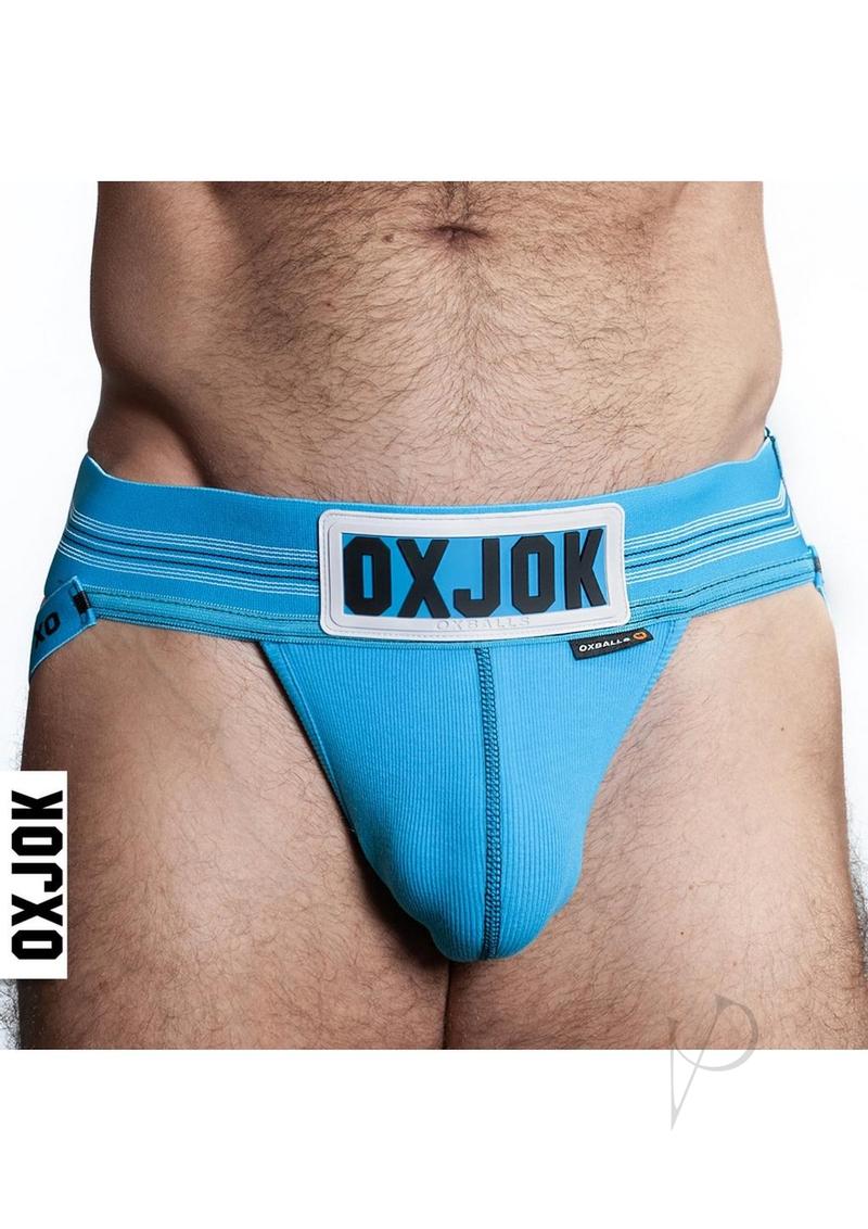 Load image into Gallery viewer, Slingjock Slider Jock Strap - Pool Blue - Large
