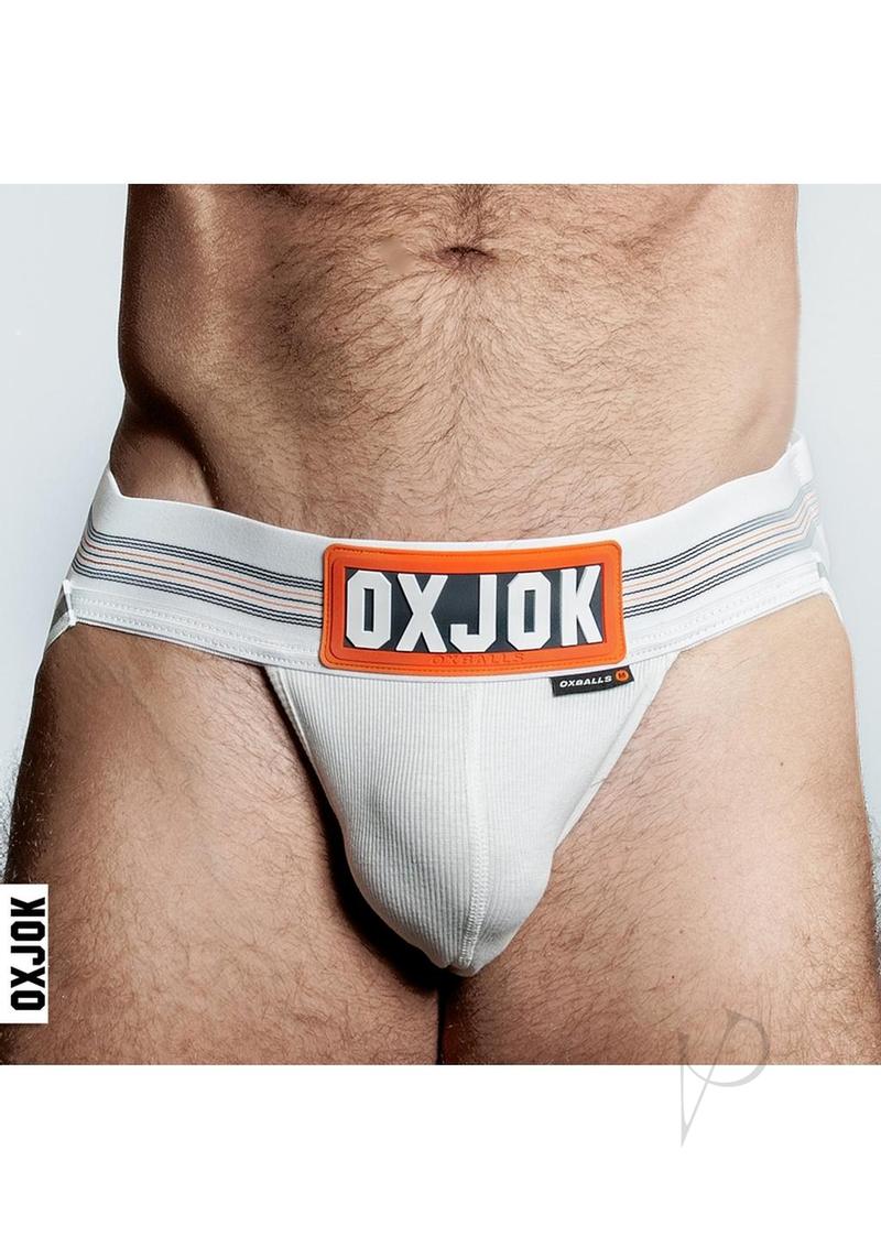 Load image into Gallery viewer, Slingjock Slider Jock Strap - White Snow - Medium
