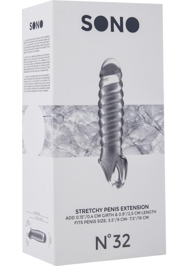 Load image into Gallery viewer, Sono No 32 Stretchy Penis Extension - Clear
