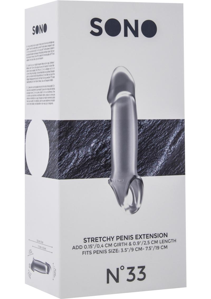 Load image into Gallery viewer, Sono No 33 Stretchy Penis Extension - Clear
