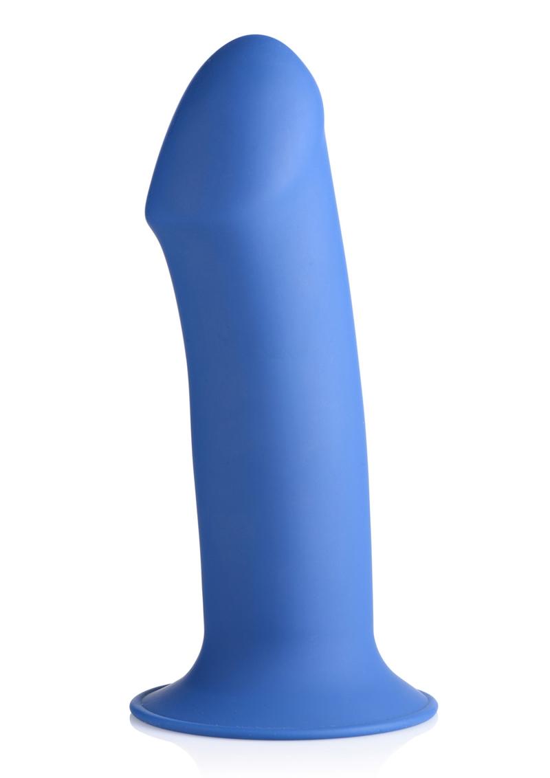 Load image into Gallery viewer, Squeeze-It Squeezable Thick Dildo - Blue - 6.9in
