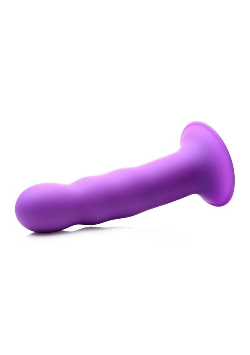 Load image into Gallery viewer, Squeeze-It Squeezable Wavy Silicone Dildo
