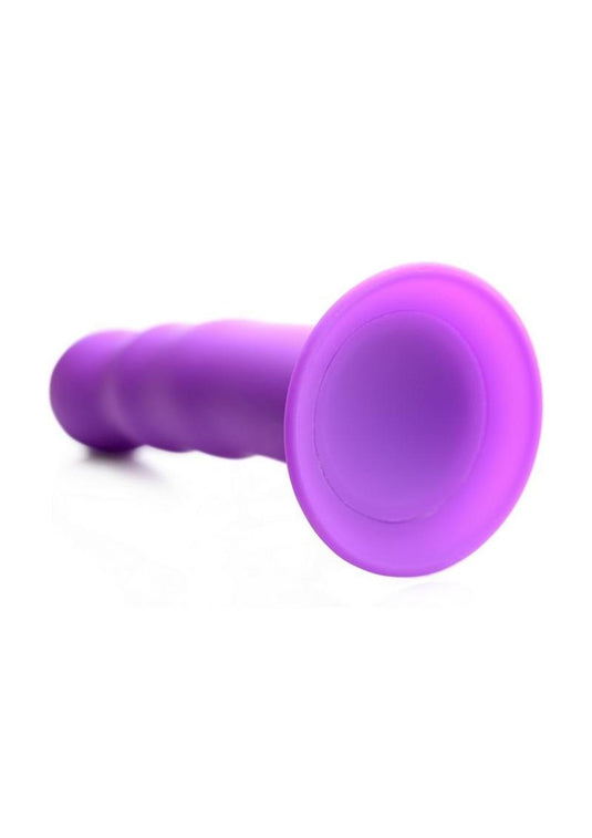 Squeeze-It Squeezable Wavy Silicone Dildo