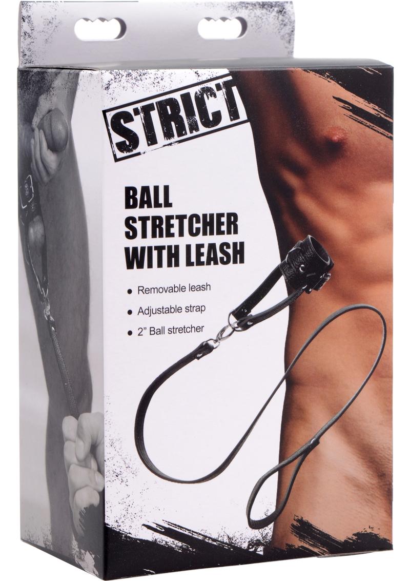 Load image into Gallery viewer, Strict Ball Stretcher with Leash - Black
