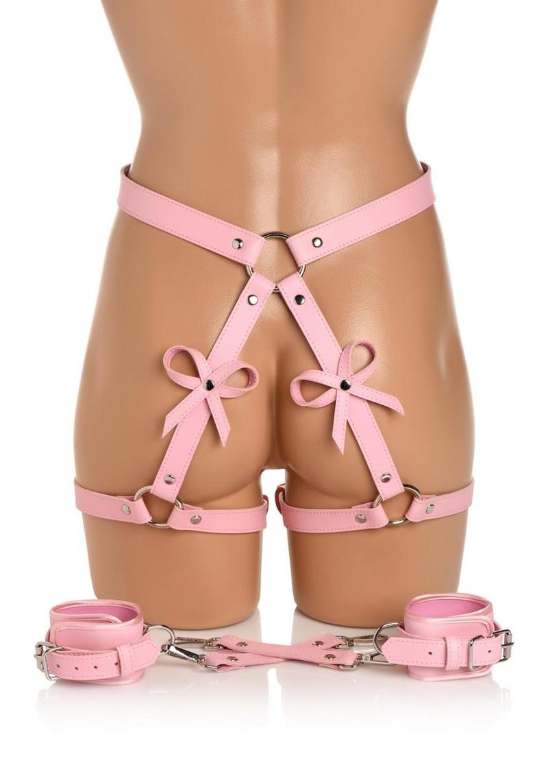 Load image into Gallery viewer, Strict Bondage Harness with Bows
