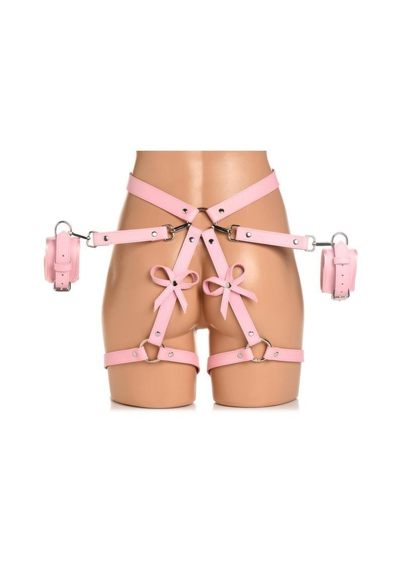 Load image into Gallery viewer, Strict Bondage Harness with Bows
