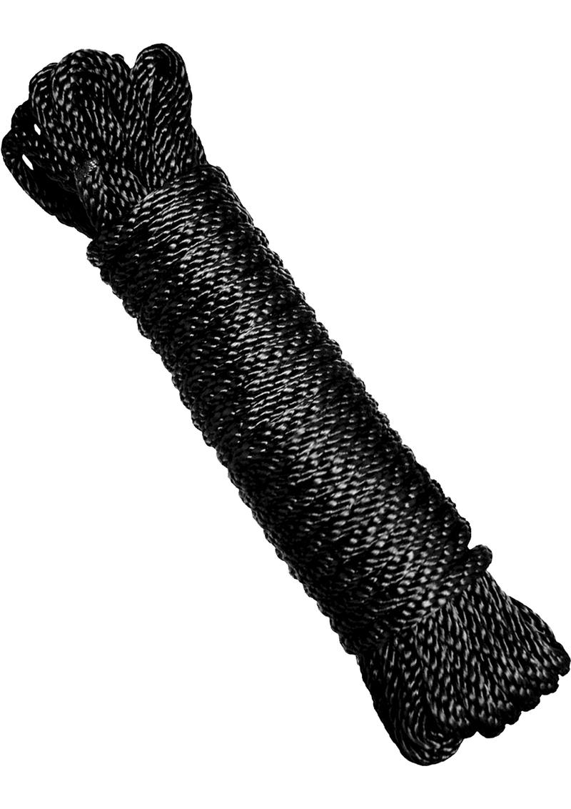 Load image into Gallery viewer, Strict Bondage Rope - Black - 30ft
