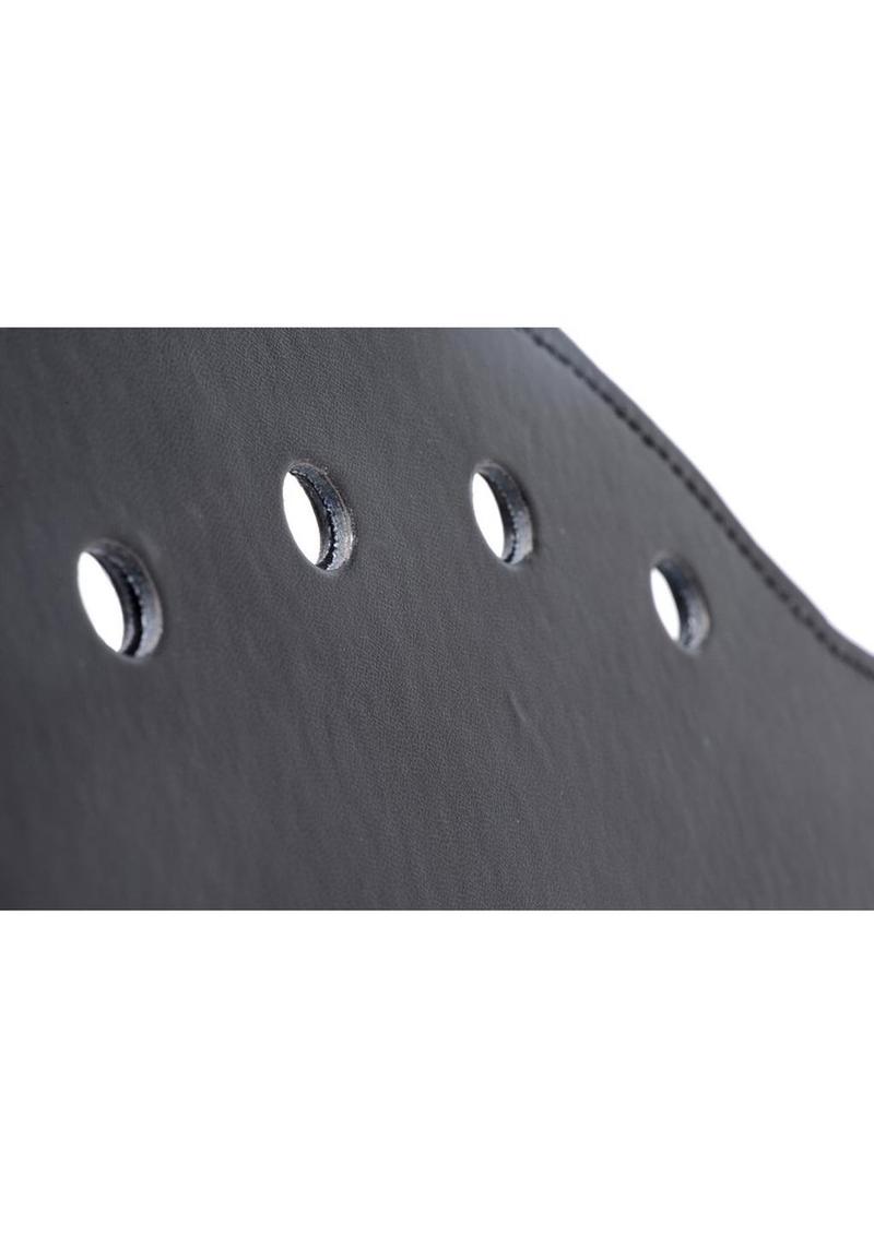 Load image into Gallery viewer, Strict Deluxe Rounded Paddle with Holes - Black
