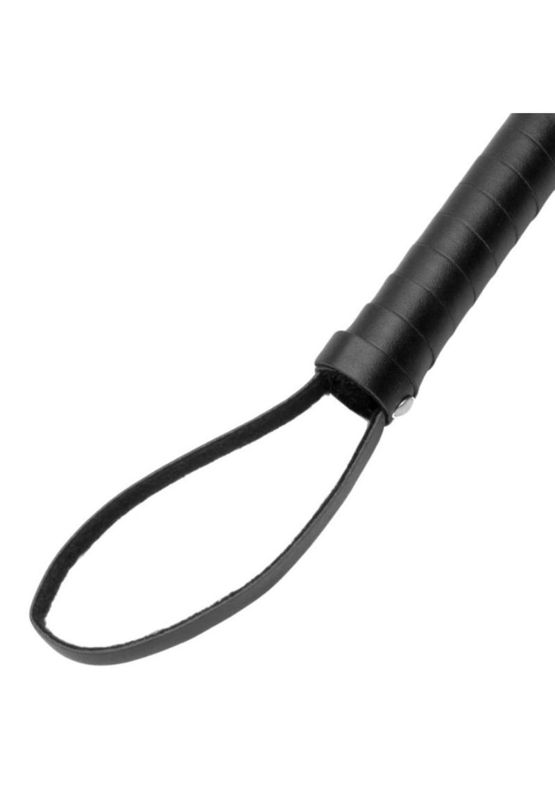 Load image into Gallery viewer, Strict Leather Cat Tails Pu Leather Hand Whip - Black
