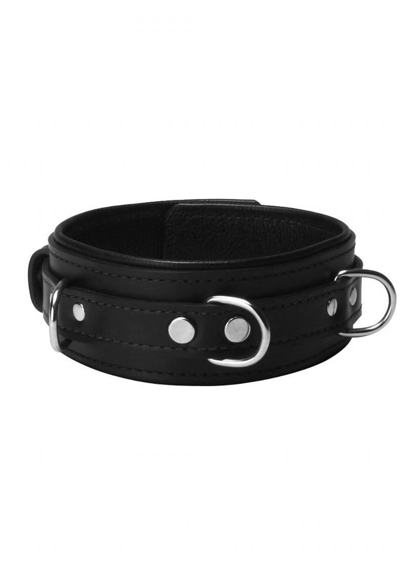 Load image into Gallery viewer, Strict Leather Premium Locking Collar - Black
