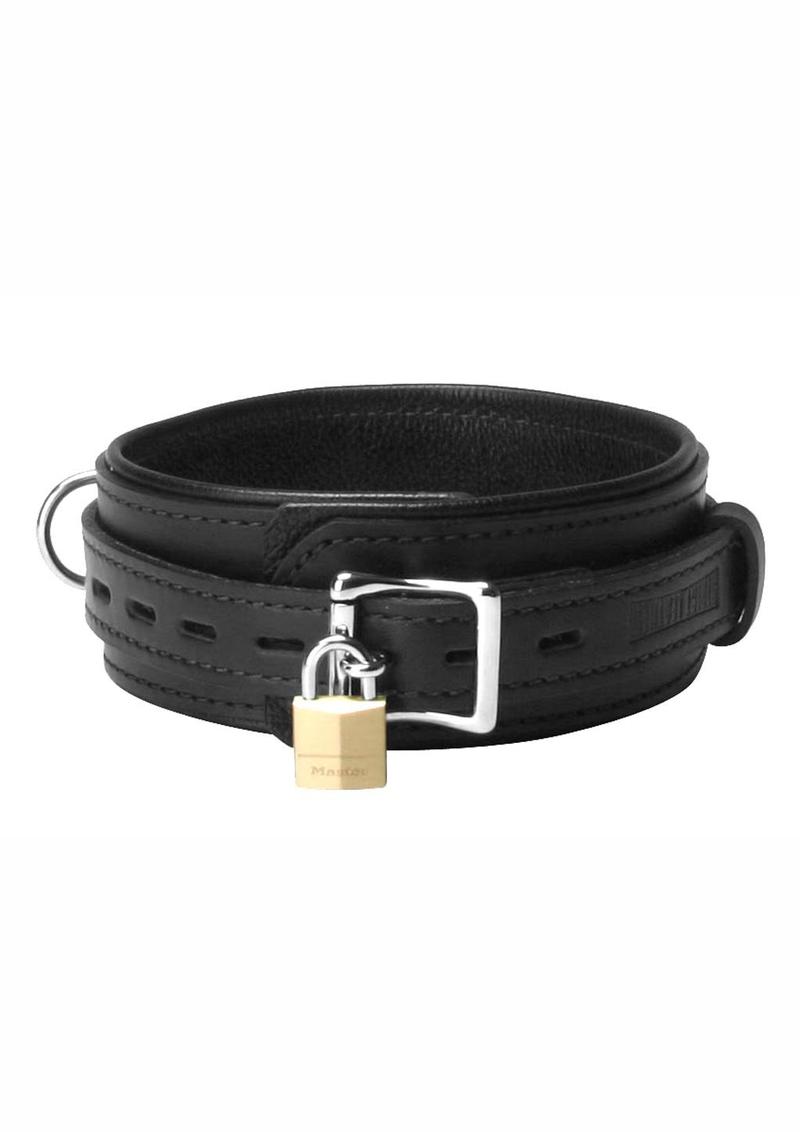 Load image into Gallery viewer, Strict Leather Premium Locking Collar - Black
