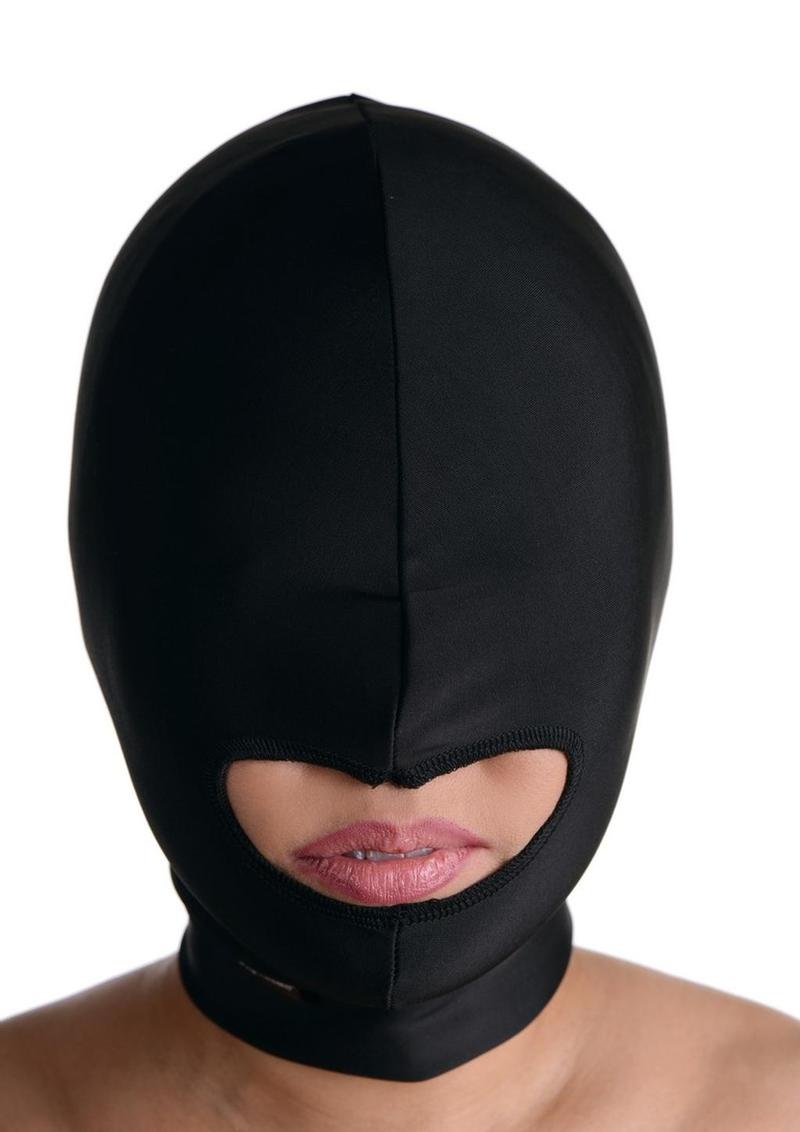 Load image into Gallery viewer, Strict Leather Premium Spandex Hood with Mouth Opening
