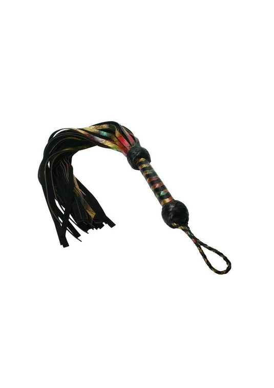 Strict Leather Rainbow Lambskin Flogger