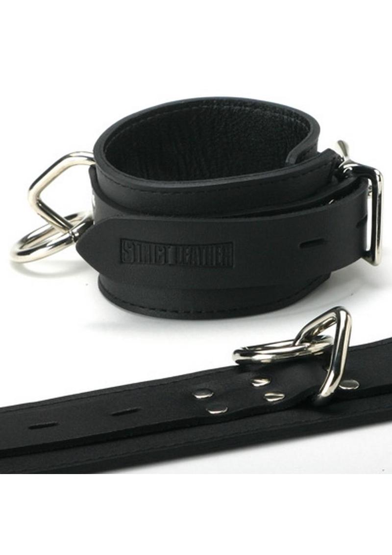 Load image into Gallery viewer, Strict Leather Standard Locking Wrist Cuffs - Black
