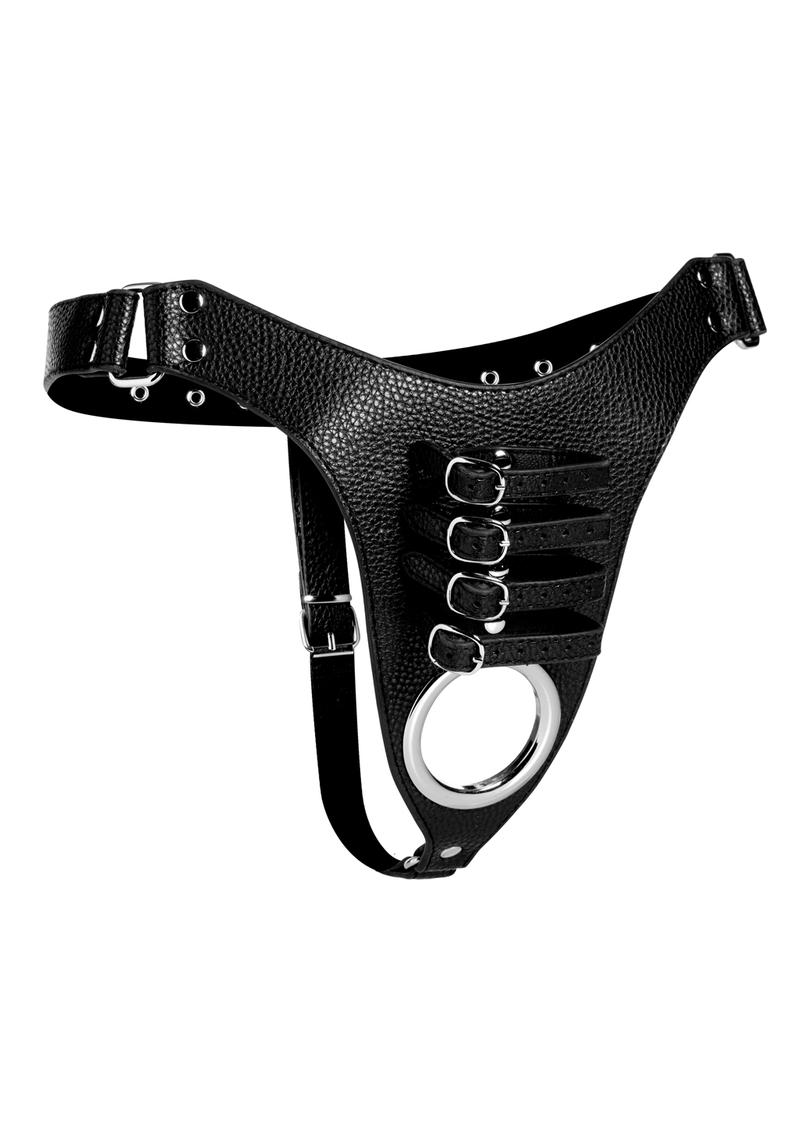 Load image into Gallery viewer, Strict Male Chastity Harness - Black
