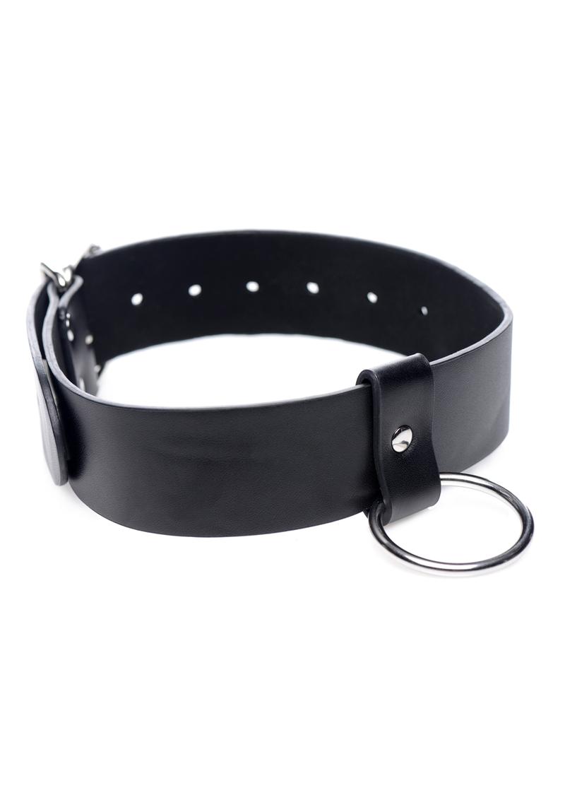 Load image into Gallery viewer, Strict Wide Collar with O-Ring - Black
